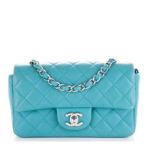 chanel mini turquoise